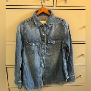 Hatch Maternity Denim Shirt Sz Small